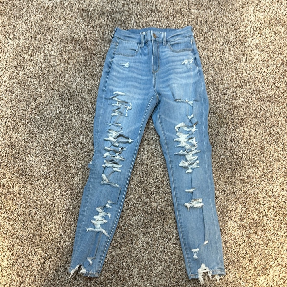 American eagle light wash size 4 jeans